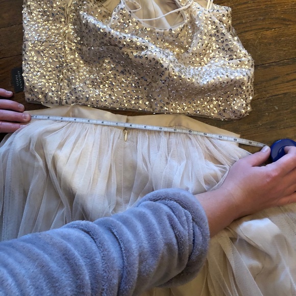 Sequin dress-set w/ tulle skirt-pm gown, prom etc. - Picture 14 of 15